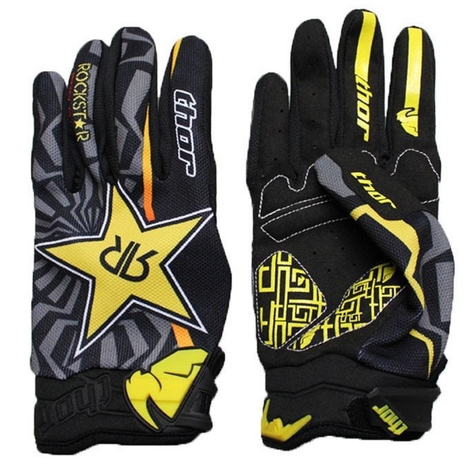 Mountain Biking Gloves Mens - Gants de motocross rembourrés en gel,