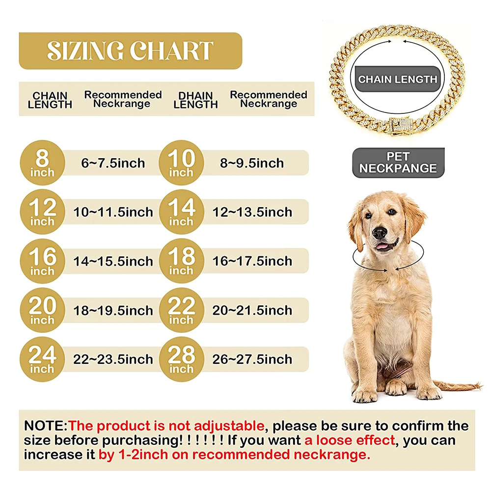 Collier chaîne pour chien en s - Chain Quick Link avis et prix